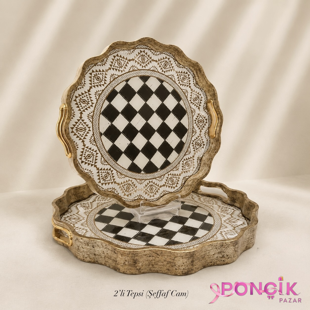 photoroom_20260726_140212 VİNTAGE 2’Lİ SUNUM TEPSİ - Görsel 1