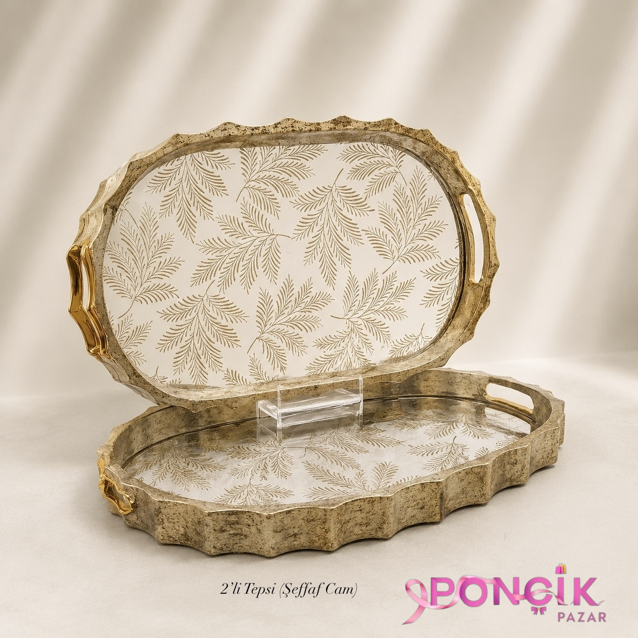 photoroom_20260726_140408 VİNTAGE 2’Lİ SUNUM TEPSİ - Görsel 1