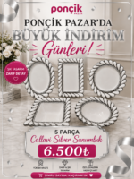 5’Lİ Gümüş CALLAVİ SUNUM SETİ - New