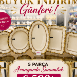 5’Lİ  AVANGARDE  SUNUM SETİ GOLD 9872