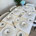 26 Parça Vintage Kabartmalı Yemek Takımı