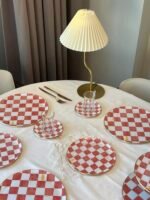 31 PARÇA PONCİQ RED CHESS - Görsel 2