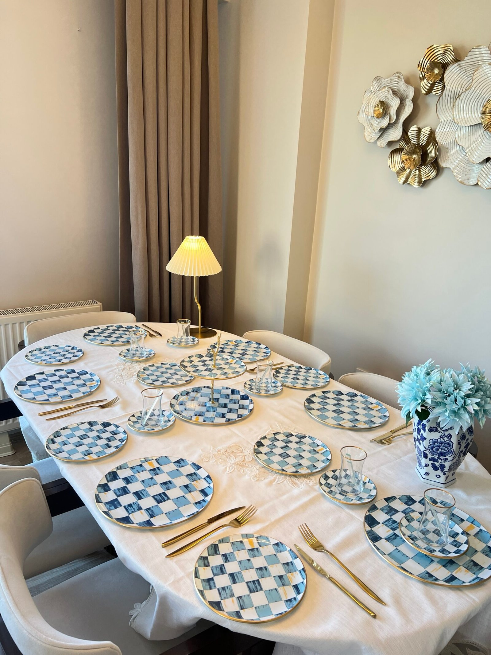 img_9219 31 PARÇA PONCİQ BLUE CHESS - Görsel 1