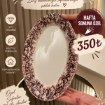 32 cm Kayık Sunum Tabağı* Fuşya Kısa Kod 1121