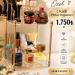 Pleksi 2 Katlı Organizer & Sunumluk