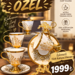 İşlemeli Türk Kahvesi Fincanı