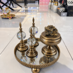 5 PARÇA   ESKİTME KOMBİN * TEPSİ + ALEM*MERCAN KUTU 44004