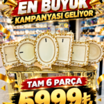 TAM 6 PARÇA ELİZABETH SERVİS SUNUM SETİ