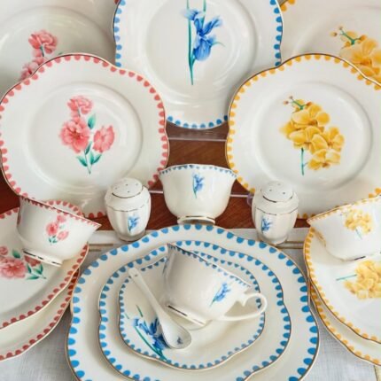 42 Parça FLOWERS Kahvaltı Takımı IRK2250