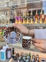 2 Kişilik Leopar Türk Kahvesi Fincanı - Görsel 2