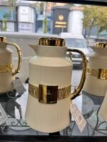 1 Litre Pink Glass Luxury Termos 2620 - Görsel 2