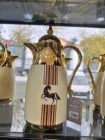 1 Litre Pink Glass Luxury Termos 2622 - Görsel 2