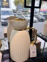 1 Litre Pink Glass Luxury Termos 2621 - Görsel 2