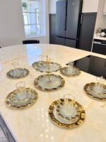 25 PARÇA GOLDEN ÇAY PASTA SETİ 2101 - Görsel 4